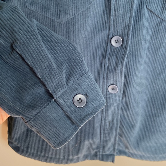 Avec Les Files Button Down Top, Corduroy, M - Picture 7 of 10